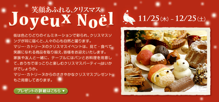 笑顔あふれる、クリスマス Joyeux Noël