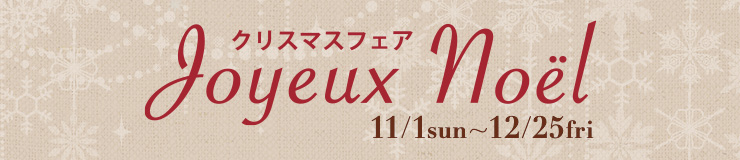 クリスマスフェア　2020年11月1日(日)〜12月25日(金)